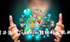 如何解决使用Tokenim转账时