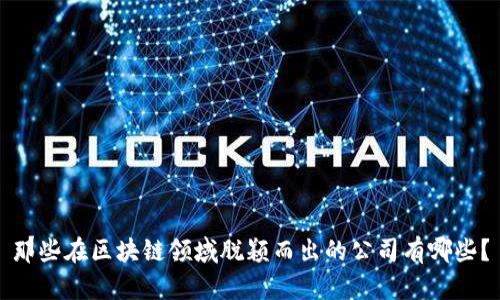 那些在区块链领域脱颖而出的公司有哪些?