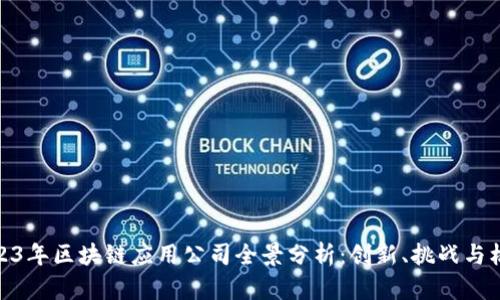 2023年区块链应用公司全景分析:创新、挑战与机遇