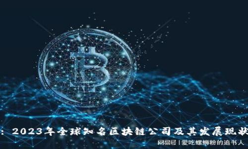 : 2023年全球知名区块链公司及其发展现状