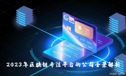 2023年区块链专注平台的公司全景解析
