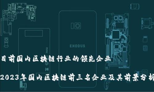 目前国内区块链行业的领先企业

2023年国内区块链前三名企业及其前景分析