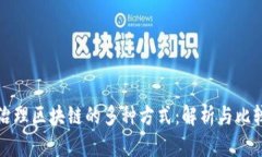 治理区块链的多种方式：